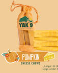 Pumpkin Yak Chews for Dogs