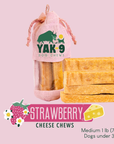 Strawberry Cheese Chews for Dogs