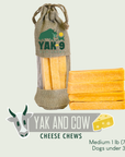 Yak and Cow Milk Chews for Dogs