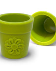 Large Flower Pot Durable PUP-X Rubber eCup Treat Dispenser & Enrichment Toy