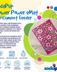 Flower Power emat - Enrichment Lick Mat for Dogs and Cats | Flower Design | USA Made