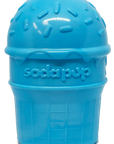 Ice Cream Cone Durable PUP-X Rubber Chew Toy and Treat Dispenser