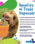 Large Flower Pot Durable PUP-X Rubber eCup Treat Dispenser & Enrichment Toy