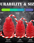 USA-K9 Grenade Shaped Rubber Dog Toy - Chew, Treat Dispenser & Tug Toy | USA