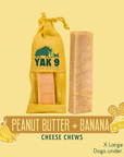 Peanut Butter Banana Chews for Dogs