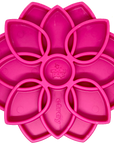 Mandala eTray Shallow Slow Feeder Dog Bowl for Enrichment | USA Made