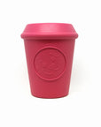 Coffee Cup Durable Rubber Chew Toy and Treat Dispenser