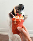 Coffee Cup Durable Rubber Chew Toy and Treat Dispenser