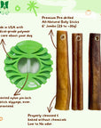 SafetyChew+ Bully Stick Holder & All-Natural Bully Sticks for Medium Dogs