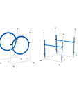 Adjustable Agility Jumps (Bar + Tire Jumps)