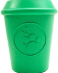 Coffee Cup Durable Rubber Chew Toy and Treat Dispenser