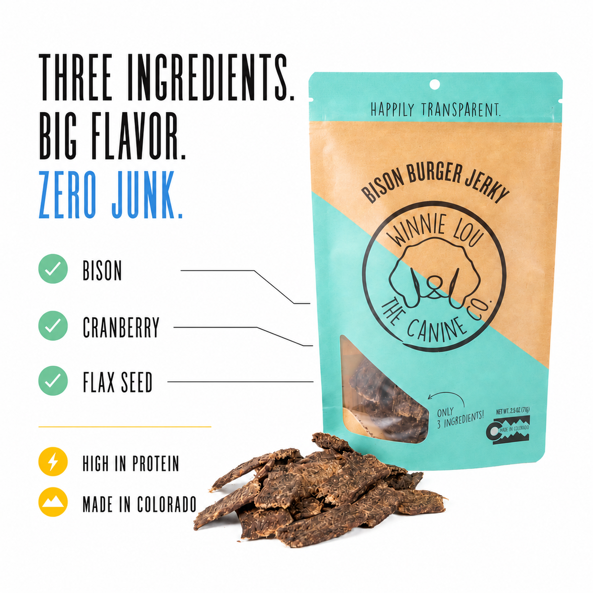 Bison Burger Jerky