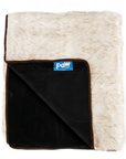 PupProtector™ Waterproof Throw Blanket - White with Brown Accents
