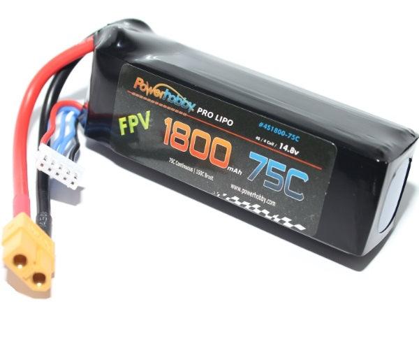 Powerhobby Home Plus 1800mAh Lipo Battery - Lasts up to 30 Minutes