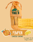 Pumpkin Yak Chews for Dogs