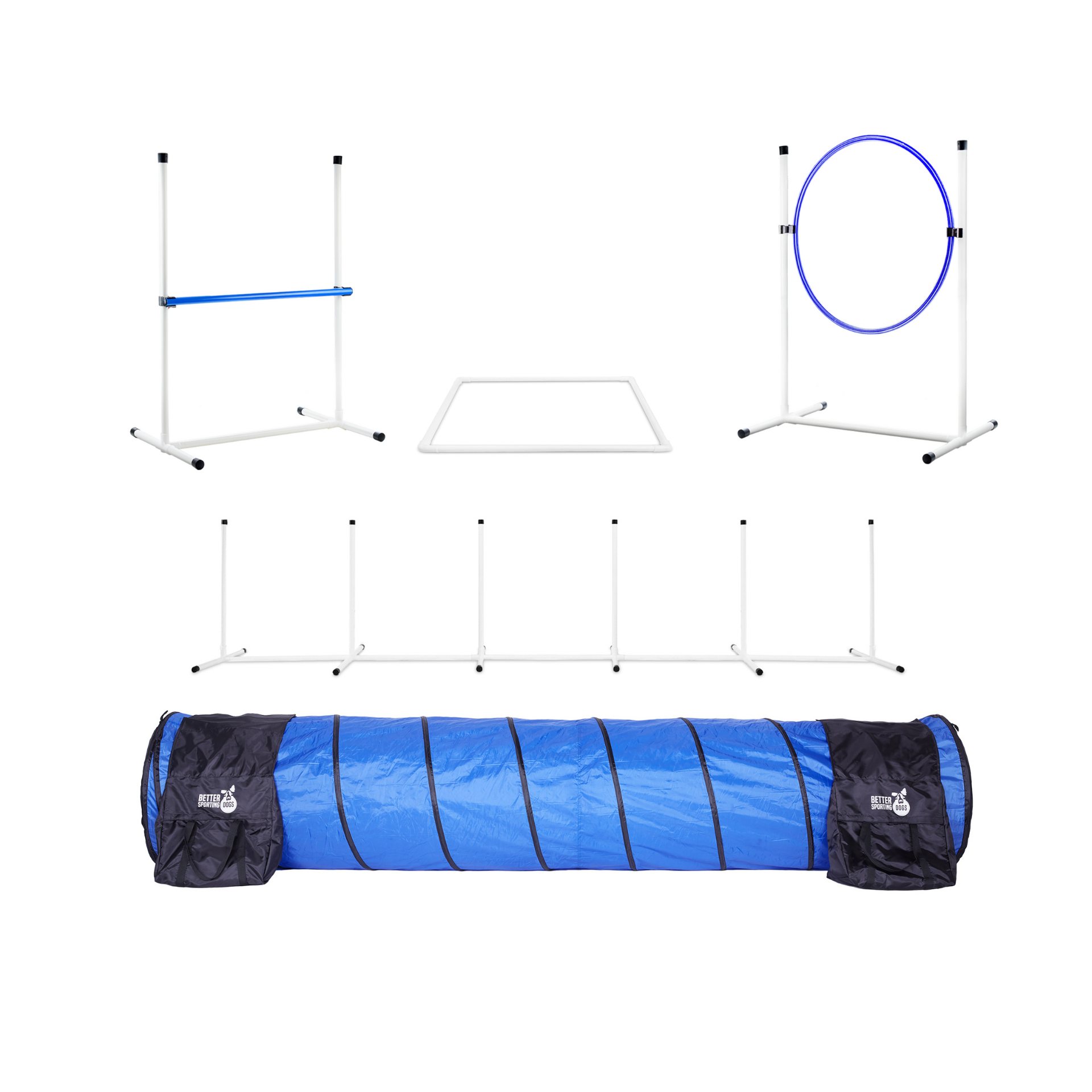 Speed Agility Training Set - 60 Cones, 2 Resistance Bands, Ladder - Kids Fitness Equipment By Fitness Health