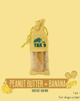 Peanut Butter Banana Chews for Dogs