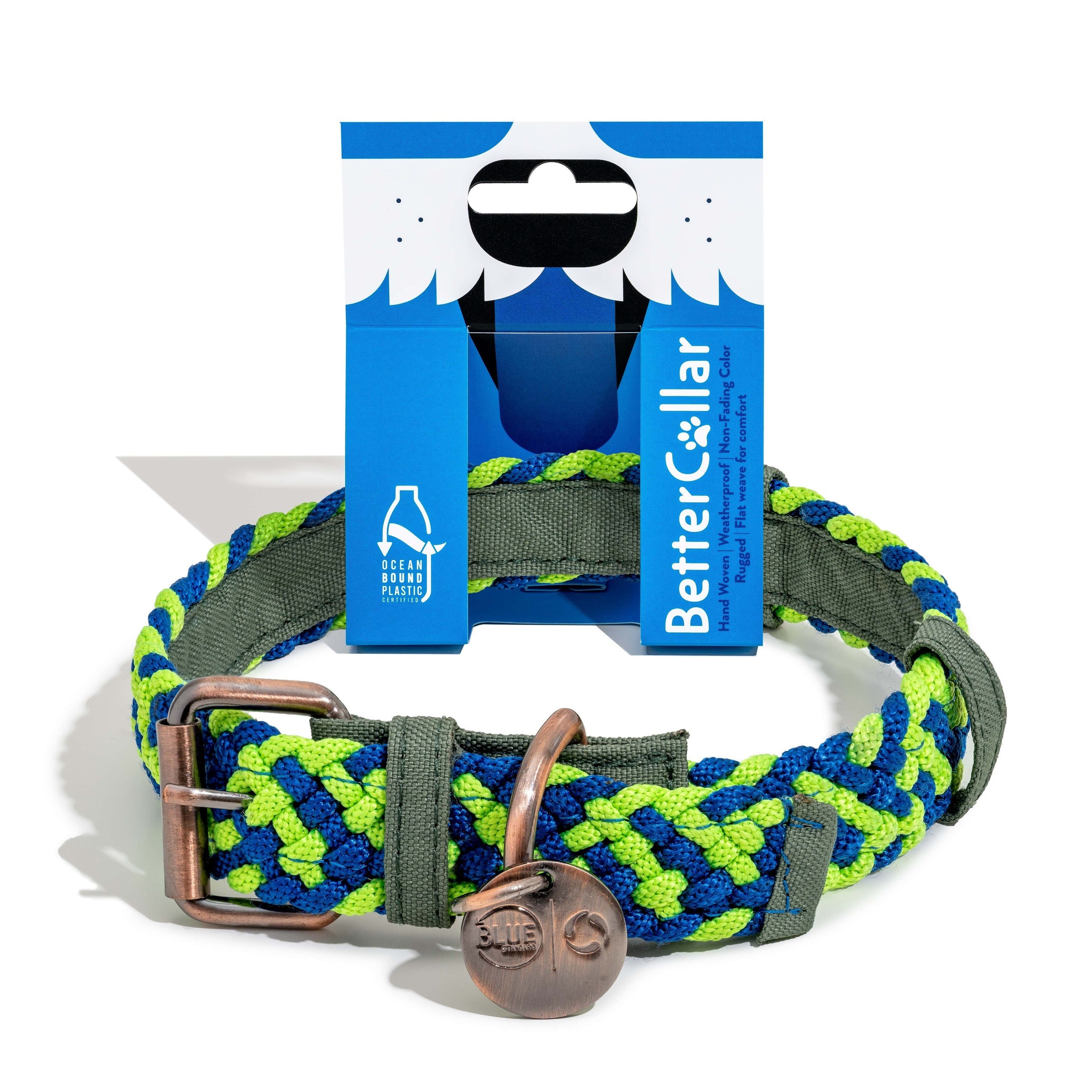 BetterCollar 100 Fairtrade Recycled Ocean Bound Plastic Dog Collar SwiftPaws