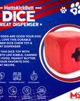 Dice Toy Durable Rubber Chew Toy & Treat Dispenser