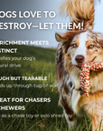 Destructibles  – The Ultimate Destruction Toy, Now Flirt Pole Compatible!