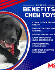 Christmas Tree Nylon Dog Chew Toy for Aggressive Chewers | USA Made & FDA Compliant