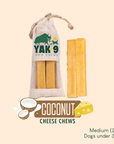 Coconut Yak Milk Chews for Dogs