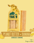 Peanut Butter Banana Chews for Dogs