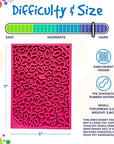 Flower Power emat - Enrichment Lick Mat for Dogs and Cats | Flower Design | USA Made