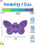 Butterfly Durable Nylon Chew and Enrichment Toy