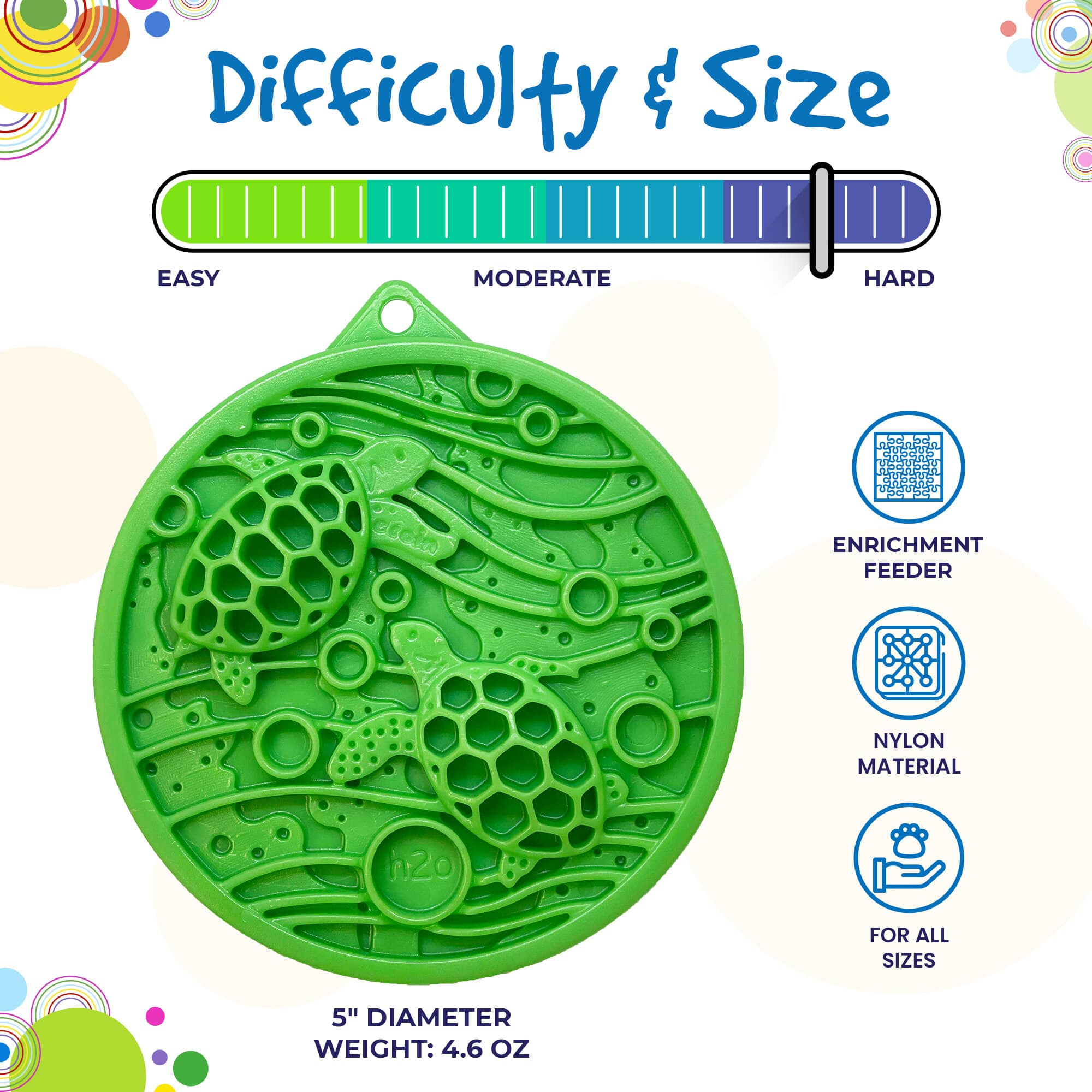 Water Nylon eCoin Durable Enrichment Snacking Coin – SwiftPaws