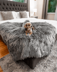 PupProtector™ Waterproof Throw Blanket - Charcoal Grey