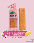 Strawberry Cheese Chews for Dogs