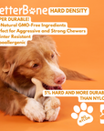 BetterBone Hard Density- Tough, SUPER Durable All-Natural, Dog Chews - For Aggressive Chewers.