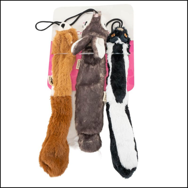 Swift Paws swiftpaws critter pack - for dogs - soft fabric animal flags -  stuffing + noise free - durable