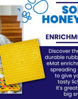 Honeycomb Design Emat Enrichment Lick Mat