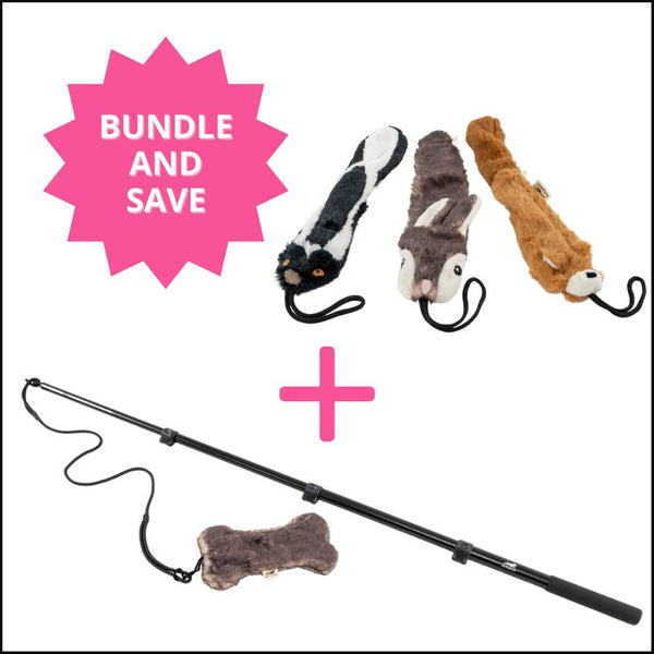 Flirt Pole + Critter Pack Bundle