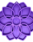 Mandala eTray Shallow Slow Feeder Dog Bowl for Enrichment | USA Made