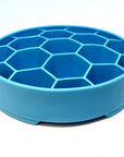 Honeycomb Design eBowl Enrichment Slow Feeder Bowl for Dogs