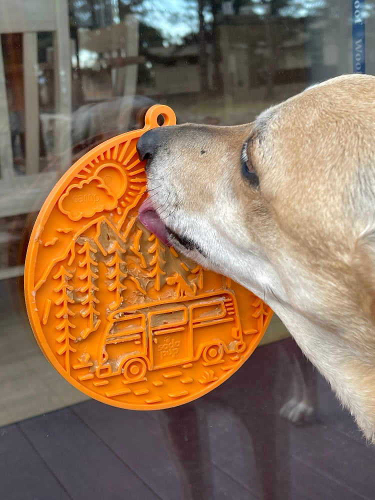 Camp eMat Enrichment Lick Mat With Suction Cups – SwiftPaws