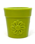Large Flower Pot Durable PUP-X Rubber eCup Treat Dispenser & Enrichment Toy