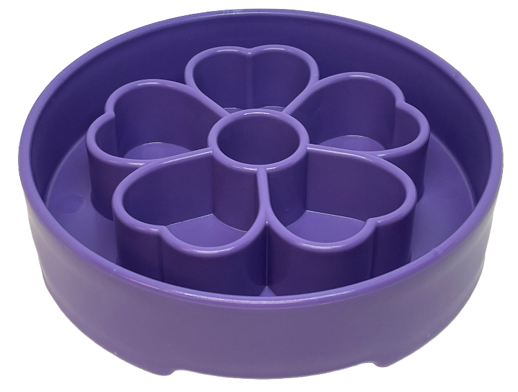 Flower eBowl Slow Feeder Dog Bowl - Prevents Bloat | USA Made