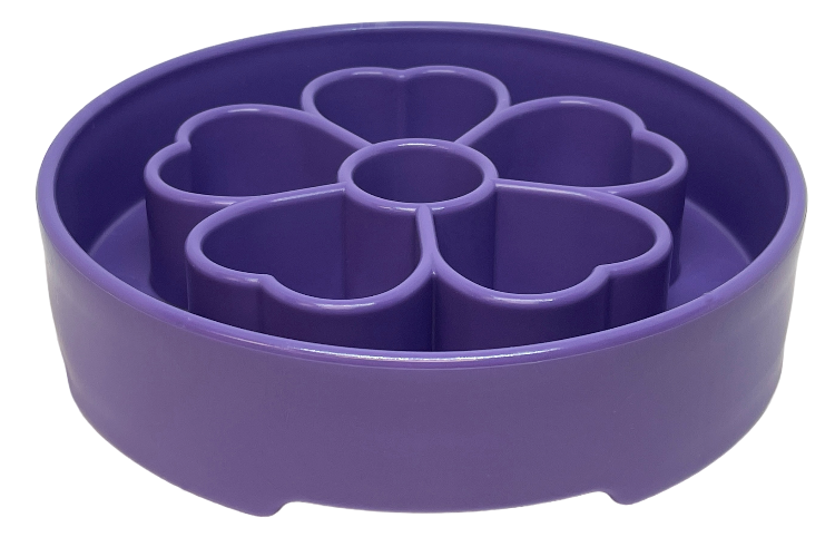 Flower eBowl Slow Feeder Dog Bowl - Prevents Bloat | USA Made