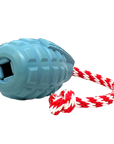 USA-K9 Grenade Shaped Rubber Dog Toy - Chew, Treat Dispenser & Tug Toy | USA