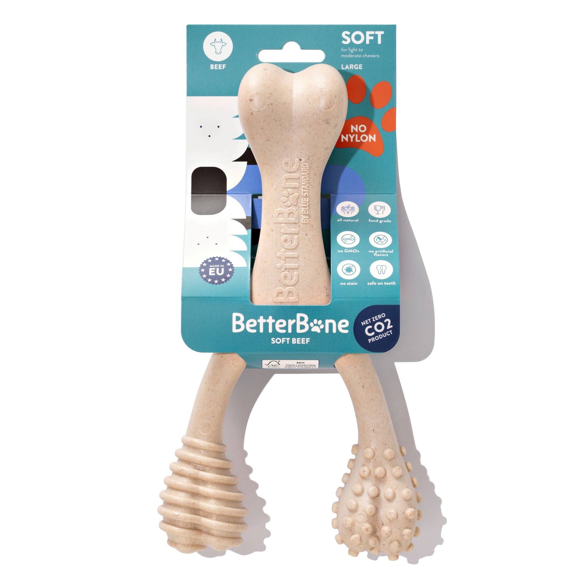 BetterBone SOFT Density-All-Natural, Perfect for teething Puppies, Older dogs, LIGHT chewers