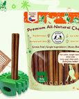 SafetyChew+ Bully Stick Holder & All-Natural Bully Sticks for Medium Dogs