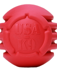 USA-K9 Stars and Stripes Ultra-Durable Rubber Chew Ball