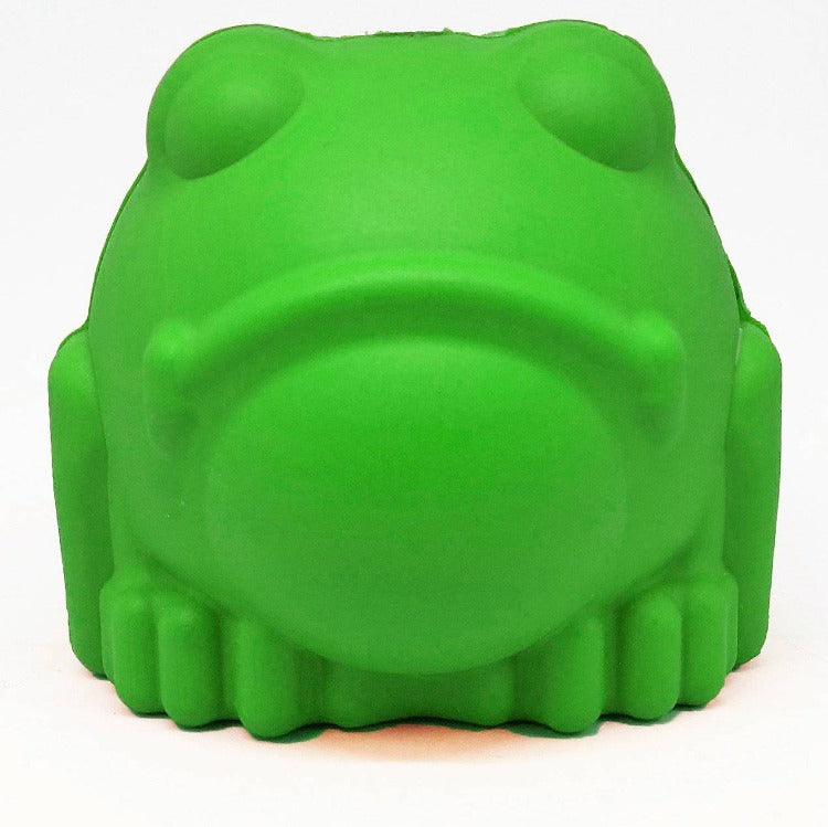 Bull Frog Durable Rubber Chew Toy &amp; Treat Dispenser - Large