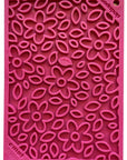 Flower Power emat - Enrichment Lick Mat for Dogs and Cats | Flower Design | USA Made